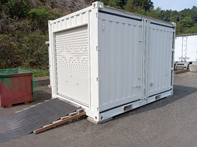 コンテナ情報】鹿児島 12Fドライコンテナ（シャッター付き）のご